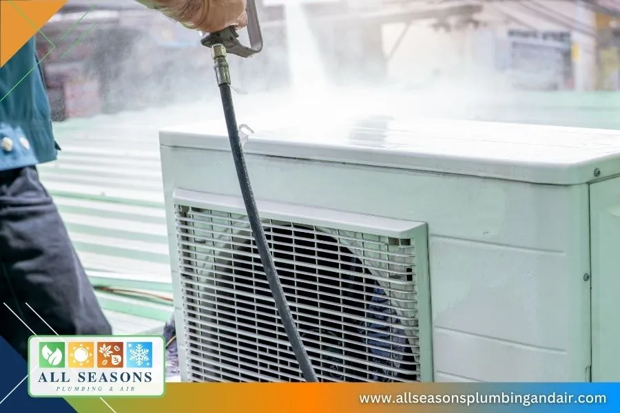 cleaning outdoor ac unit